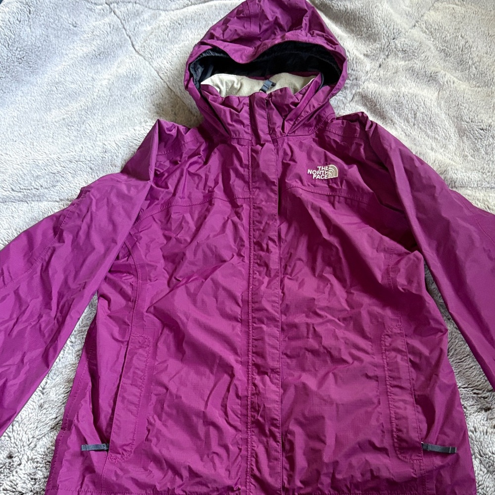 The North Face Magenta Hooded Jacket